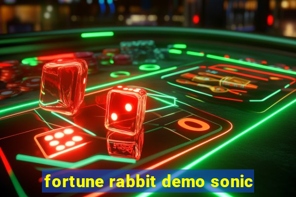 fortune rabbit demo sonic